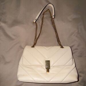 ALDO Cream Quilted Shoulder Bag